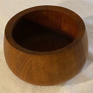 Vintage MCM Wooden Bowl from Dansk Designs Denmark